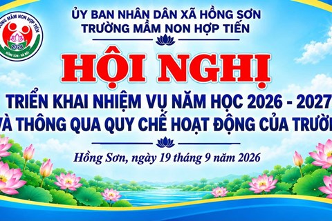 HỘI NGHỊ TRIỂN KHAI NHIỆM VỤ NĂM HỌC 2026-2027