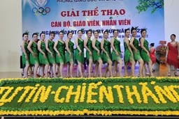 THAM DỰ GIẢI  THỂ THAO CỦA NGÀNH GIÁO DỤC NĂM 2022